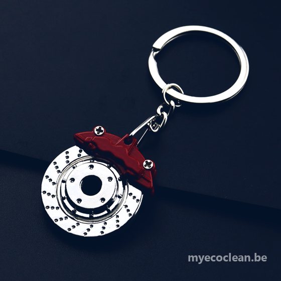 Porte-clés disque de frein en métal